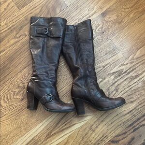 Born Brown Leather Tall Boots, 7